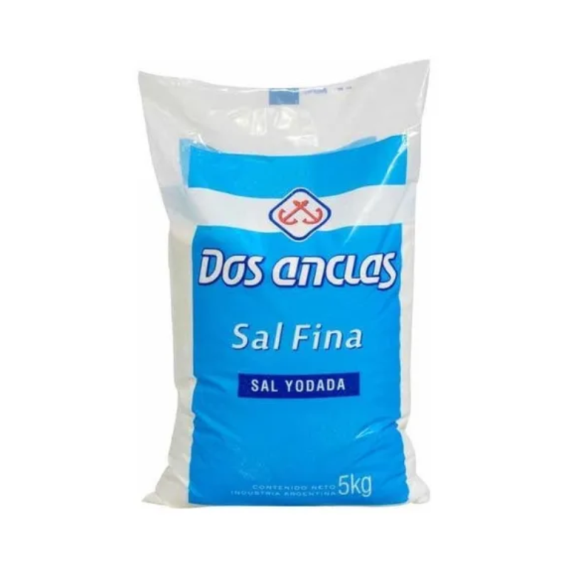 Sal Fina - Bolsa 5 Kg. - Dos Anclas