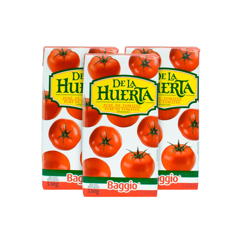 Pure De Tomates X 530 G - De La Huerta Baggio ((Caja X 12 U))