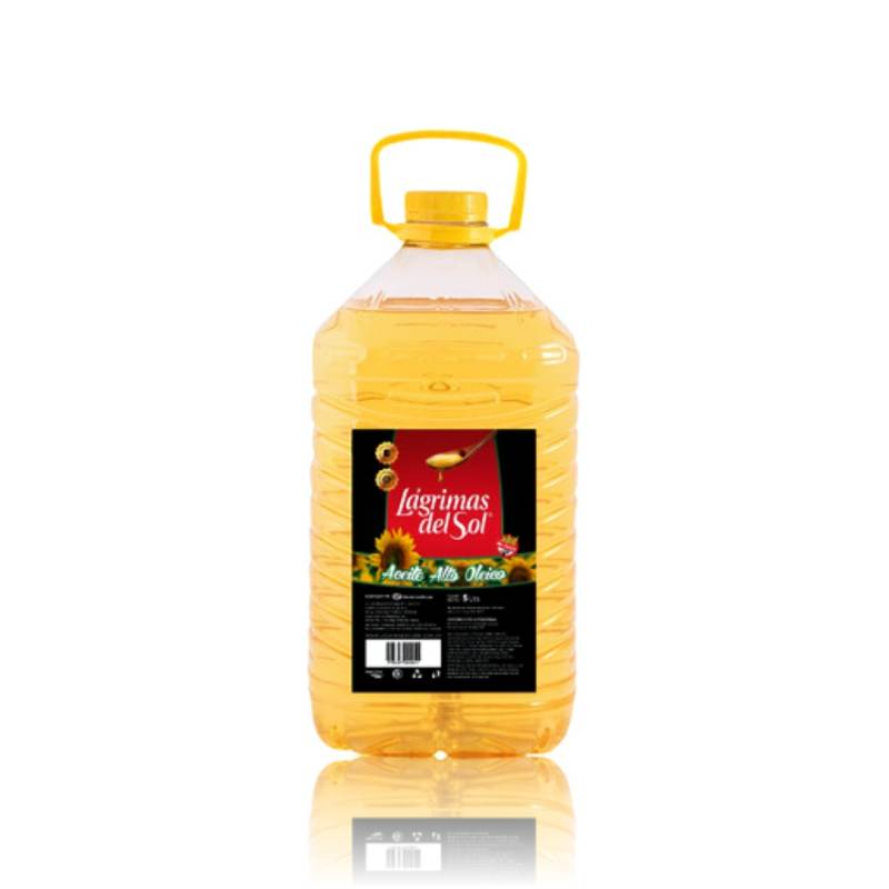 Aceite X 5 Litros Lagrimas Del Sol Alto Oleico