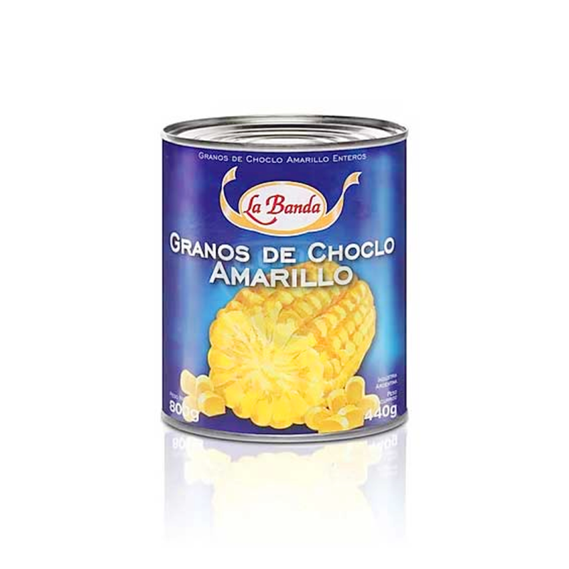 Choclo Grano Entero Amarillo 810 Grs. - La Banda