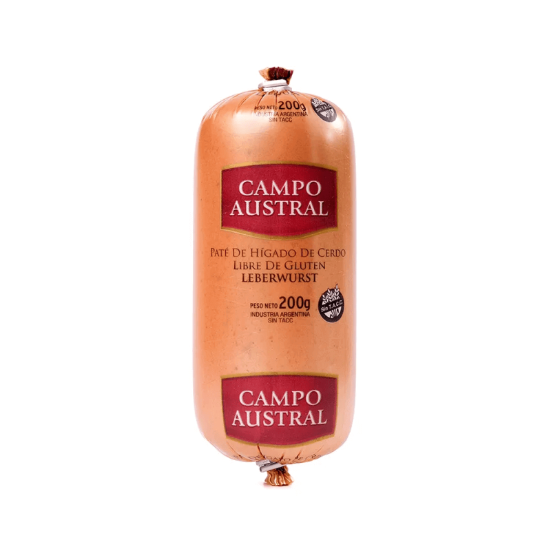 Leberwurst - Campo Austral - Precio X Unidad (200 Grs)