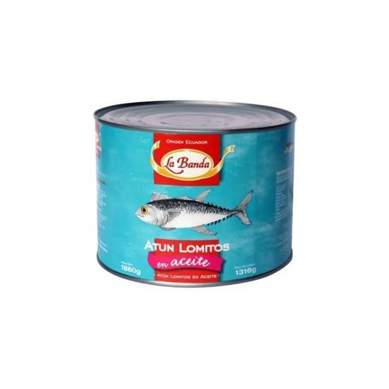 Atún Lomitos Aceite 1800 Grs - La Banda
