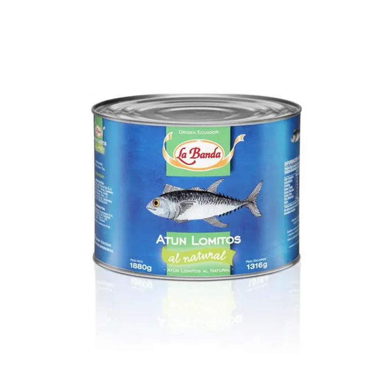 Atún Lomitos Agua 1800 Grs - La Banda