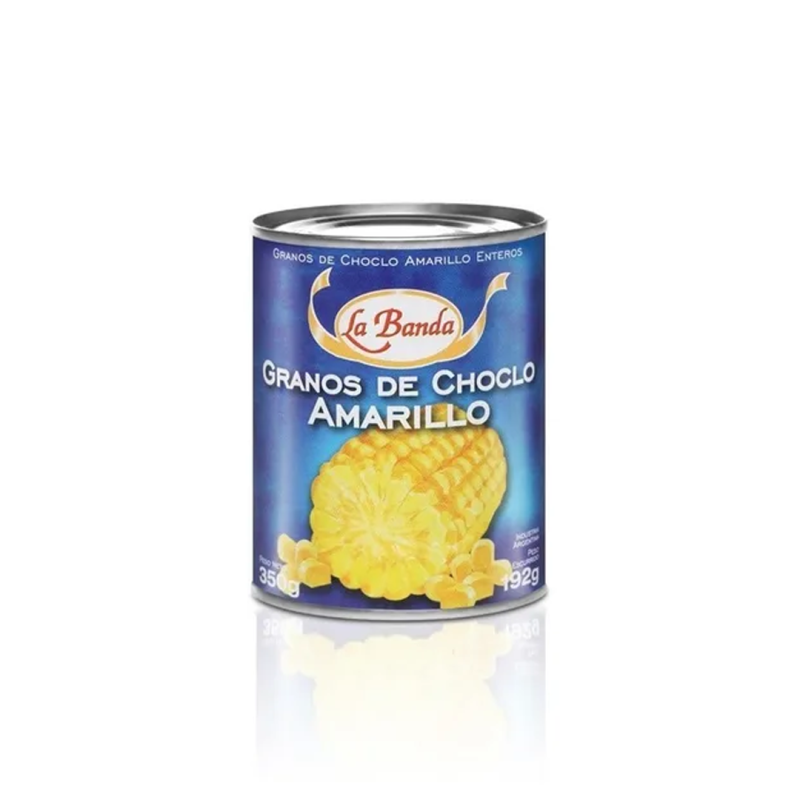 Choclo Grano Entero Amarillo 350 Grs.  (Arg / Bsil) - La Banda