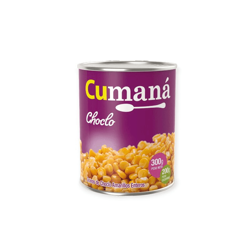 Choclo Grano Entero Amarillo 300 Grs. - Cumaná