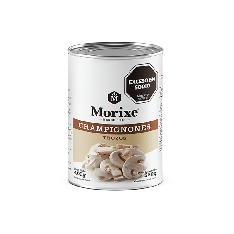 Champiñones Trozo 400 Grs. - Morixe