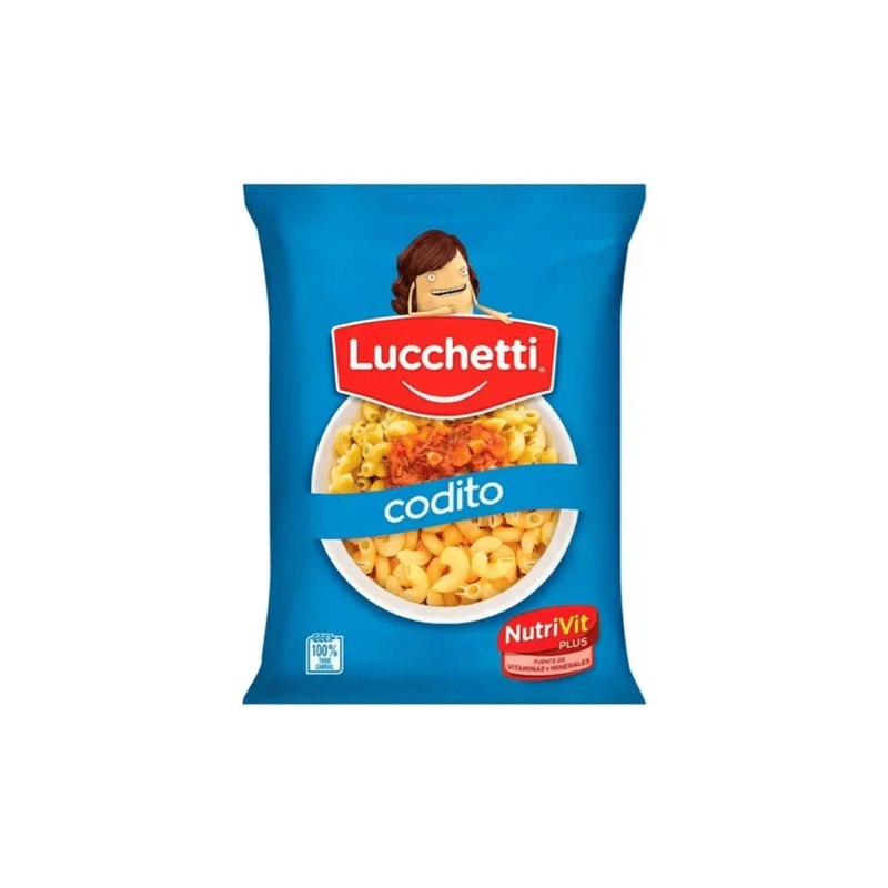 Fideos Coditos - Lucchetti - Paquete 500 Gr.