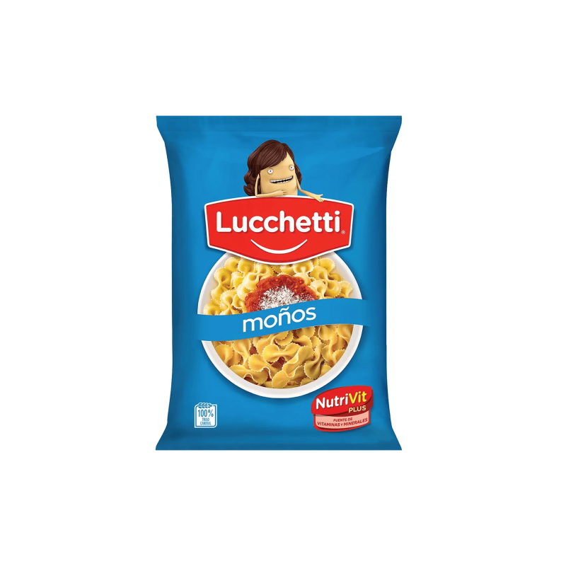 Fideos Moños - Lucchetti - Paquete 500 Gr.