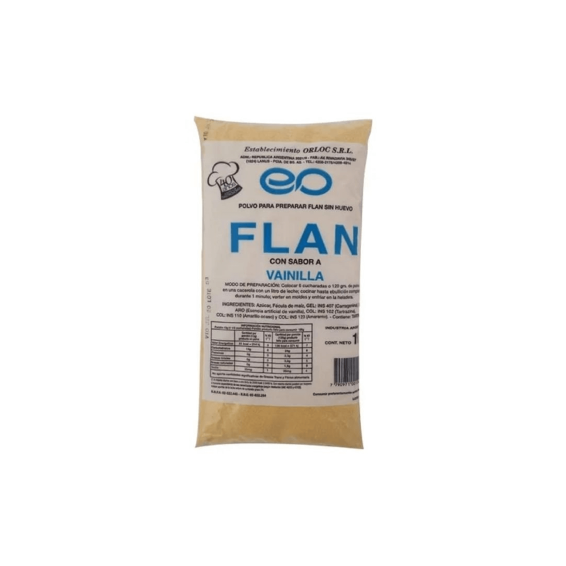 Flan Vainilla X 1 Kg - Orloc