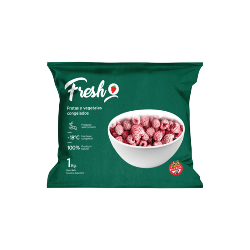 Frutillas Medianas - Iqf - Fresh - Bolsa X 1 Kg