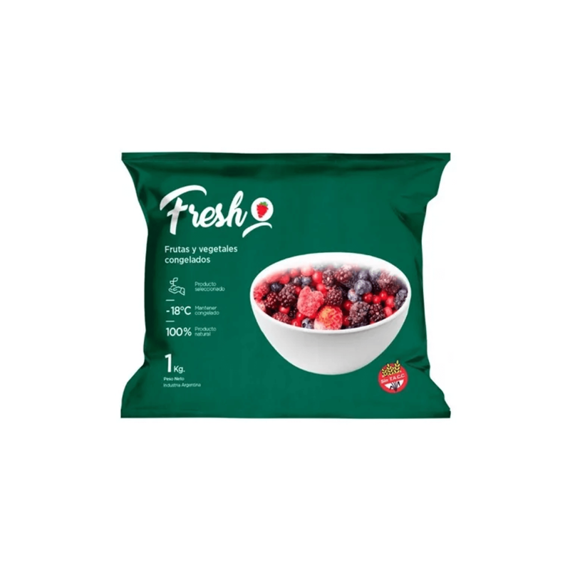 Mix Frutos Rojos Con Frutillas - Iqf - Fresh - Bolsa X 1 Kg