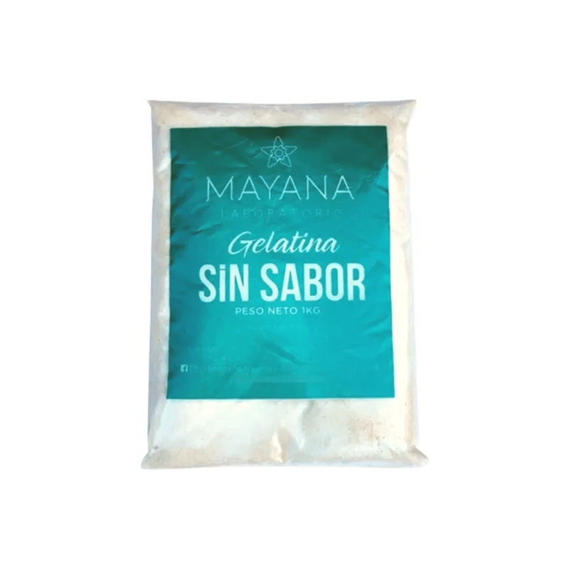 Gelatina Sin Sabor X 1 Kg - Mayana