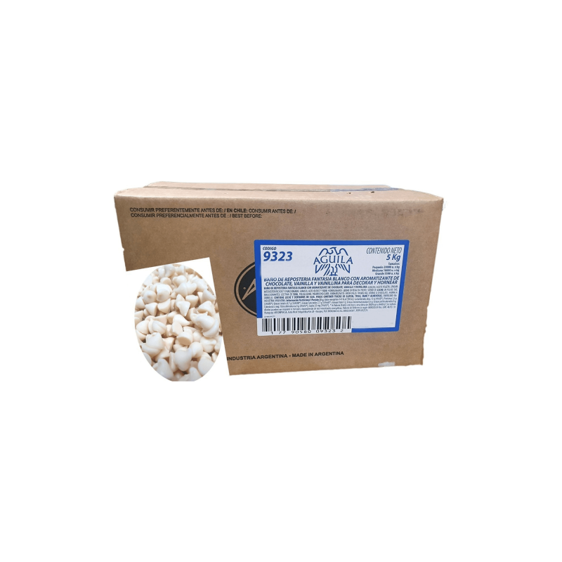 Drops Gotas De Chocolate Blanco Aguila Cod.9323 ((( Caja De 5 Kg )))