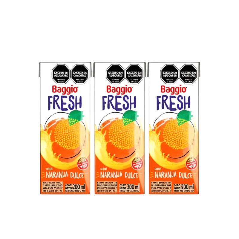 Baggio Fresh Naranja X 200 Ml (( Caja X 18 Unid ))