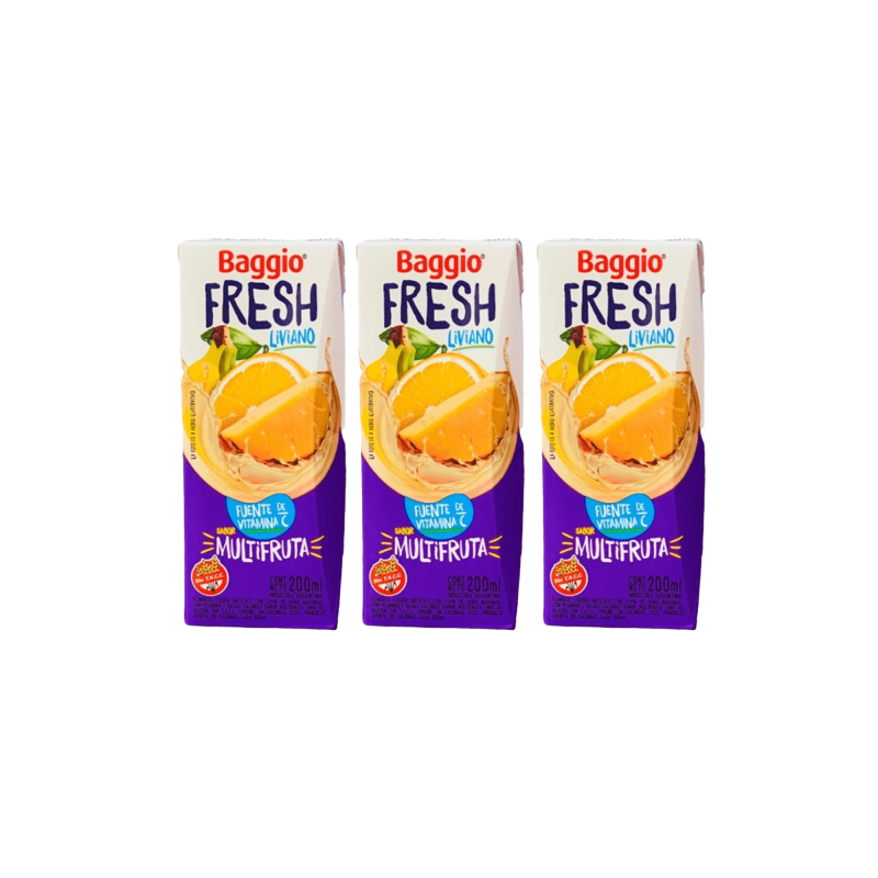 Baggio Fresh Multifruta X 200 Ml (( Caja X 18 Unid ))