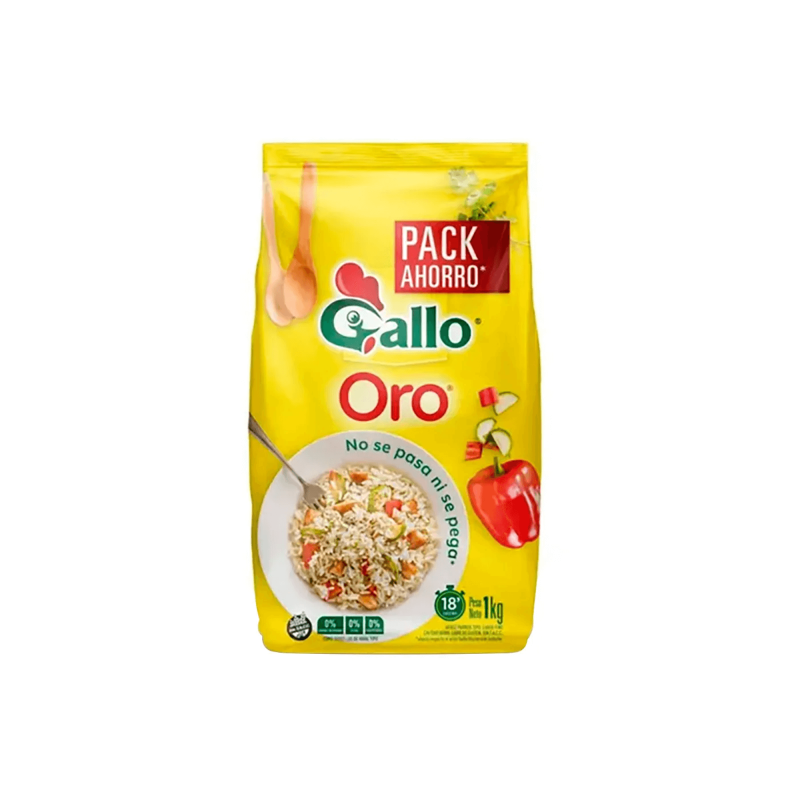 Arroz Gallo Oro Parboil  X 1 Kg