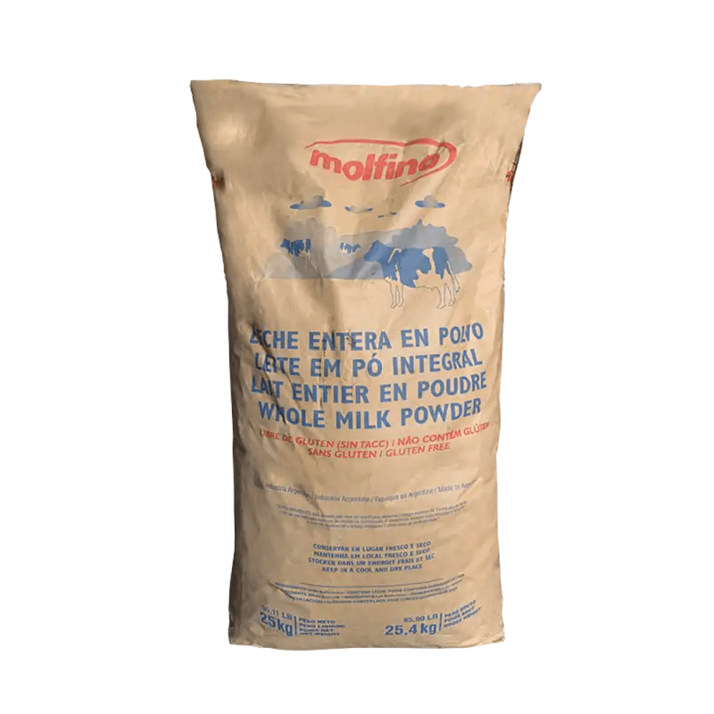 Leche En Polvo Entera - Bolson 25 Kg - Molfino