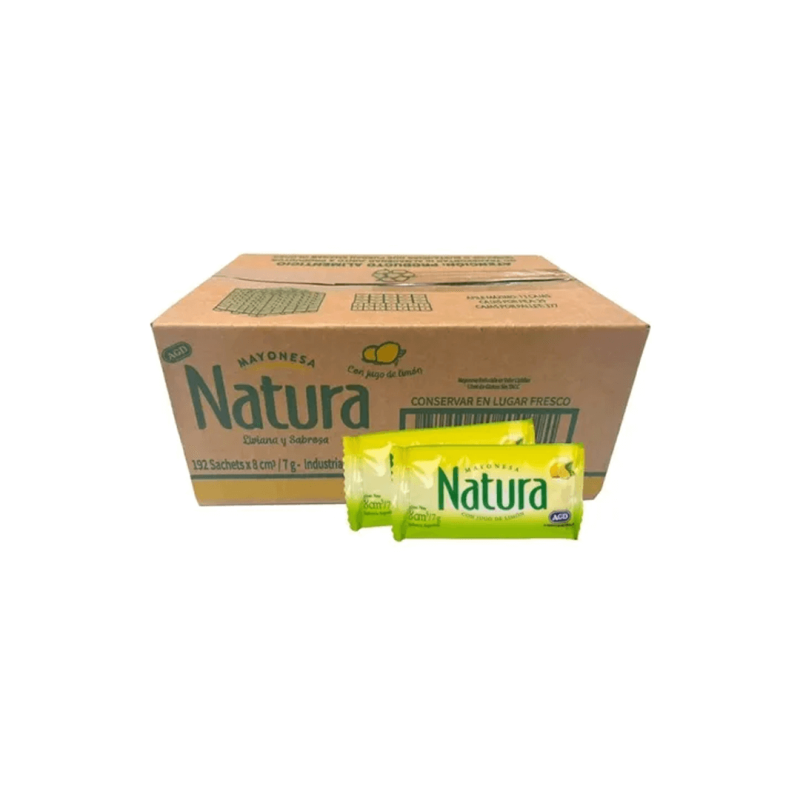 Mayonesa Natura - Caja 192 Sobrecitos X 8 Grs