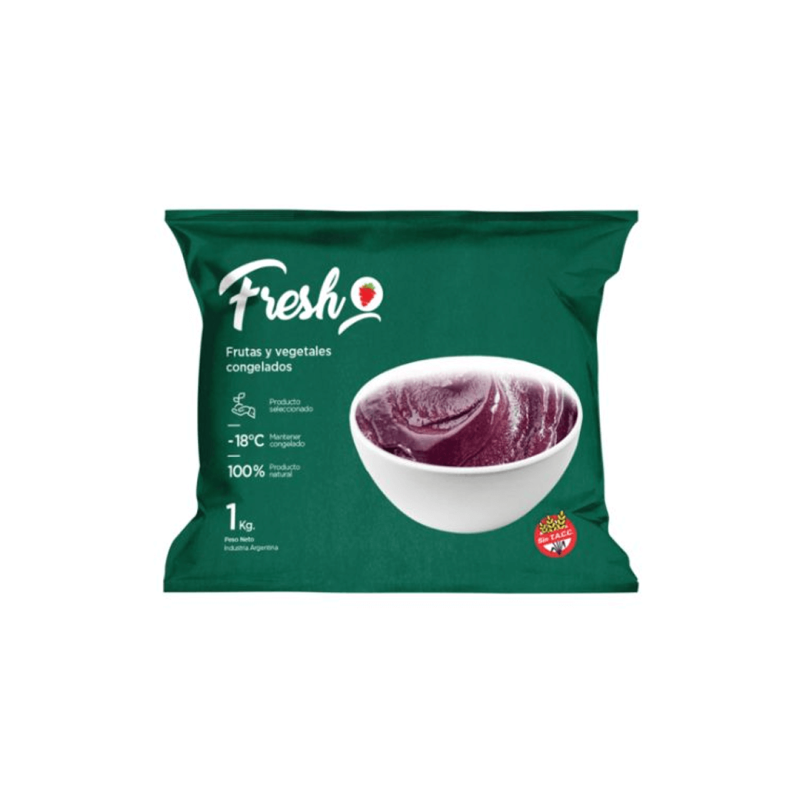 Pulpa De Açai Congelada - Fresh - Bolsa X 1 Kg