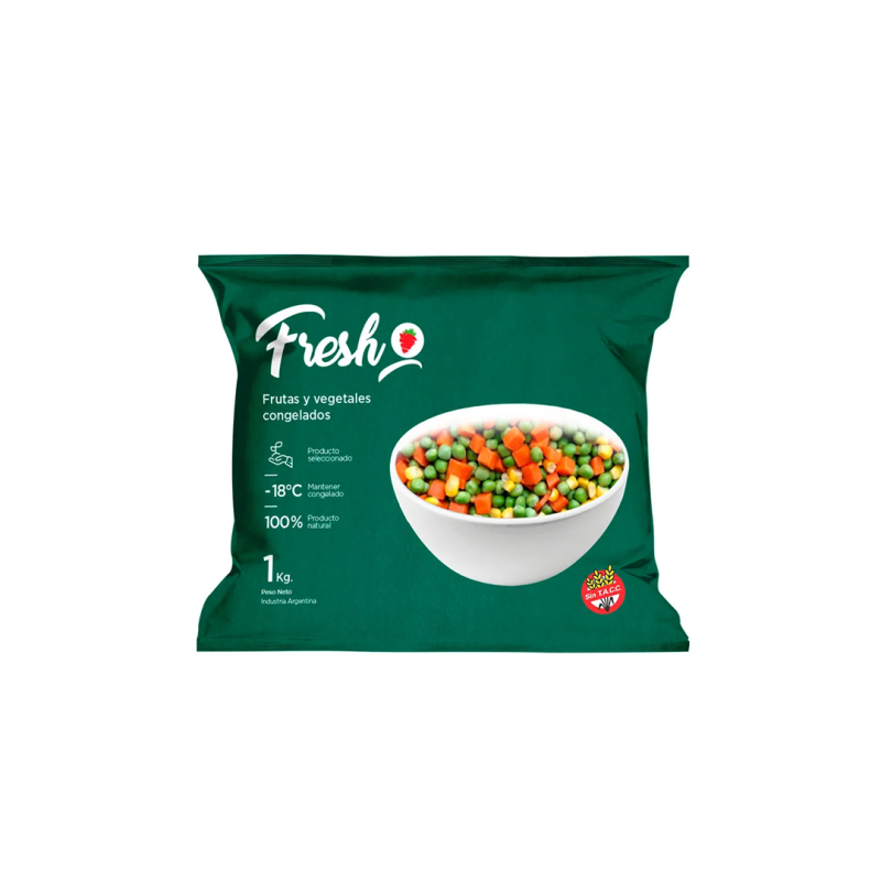 Mix Primavera - Iqf - Fresh - Bolsa X 1 Kg