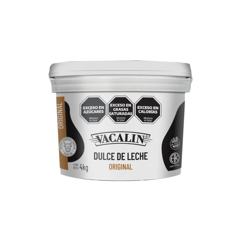 Dulce De Leche Original - Vacalin - Balde X 4 Kgs