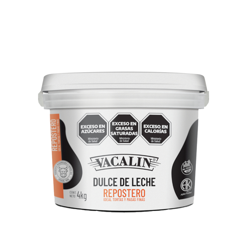 Dulce De Leche Repostero - Vacalin - Balde X 4 Kgs