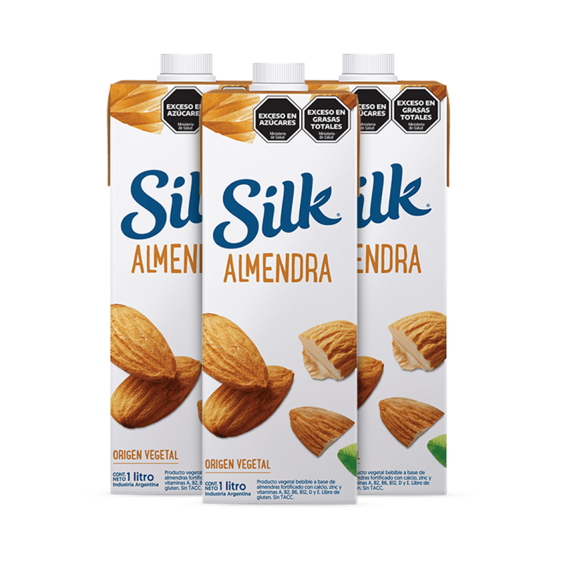 Bebida A Base De Almendras Endulzada - Silk (Caja X 12 Unidades)