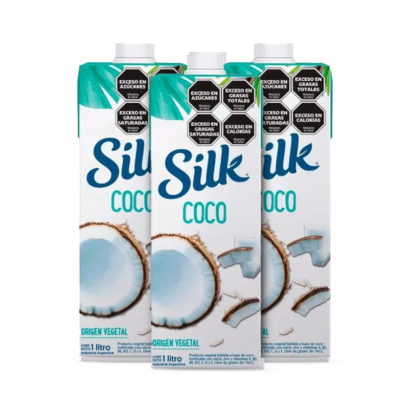 Bebida A Base De Coco Endulzada - Silk (Caja X 12 Unidades)