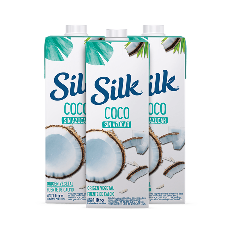 Bebida A Base De Coco Sin Azucar - Silk (Caja X 12 Unidades)